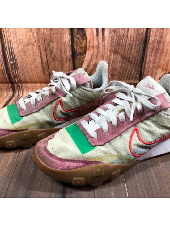 Nike Waffle Racer 2X Desert Berry Crimson Gum Womens 10 (n6q) - Picture 1 of 10